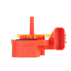 Orange 54P-E5401-10 Motorcycle TPS Throttle Position Sensor